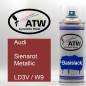 Preview: Audi, Sienarot Metallic, LD3V / W9: 400ml Sprühdose, von ATW Autoteile West.